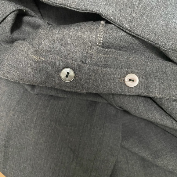 Piazza Sempione Wool Blend Gray Dress Pants EU 44 | Italian Designer Workwear - Picture 2 of 6